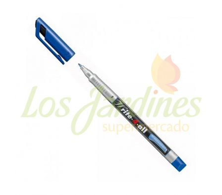 MARCADOR STABILO WRITE 4 ALL F AZUL 156/41.