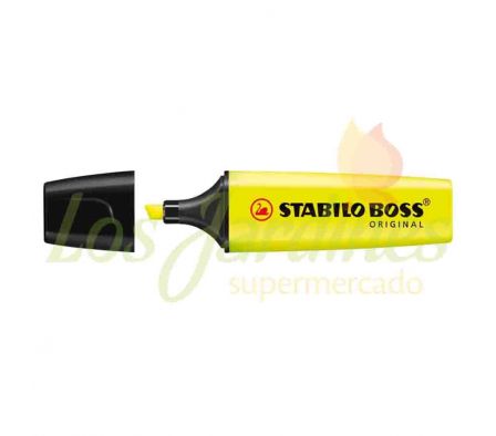 MARCADOR STABILO BOSS AMARILLO