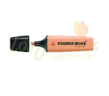 MARCADOR STABILO BOSS PASTEL CREAMY PEACH 70/12