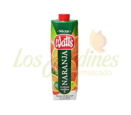 JUGO NECTAR NARANJA WATTS 1 LITRO