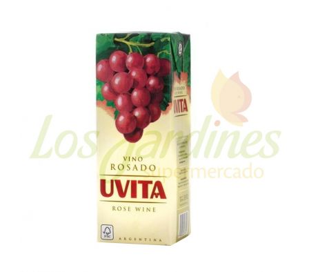 VINO ROSADO TETRA UVITA 1 LT.-