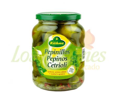 PEPINILLOS EN ESCABECHE KUHNE X 670 GR