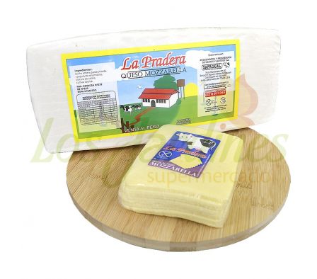 QUESO MOZZARELLA LA PRADERA X KG