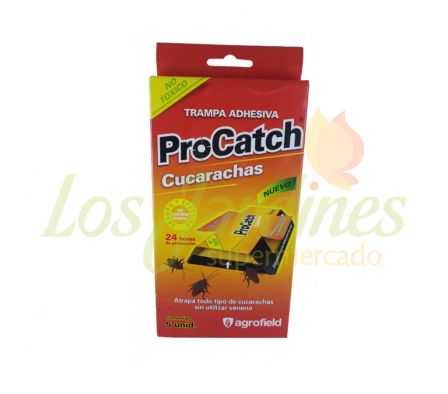 TRAMPA P/CUCARACHAS PROCATCH C-101 X 5 UNID.