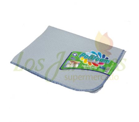 TRAPO REJILLA COLOR BLANCO 50 X 40 CM POLIFOAM