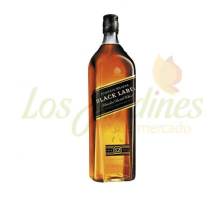 WHISKY JOHNNIE WALKER BLACK LABEL SIN ESTUCHE 1L