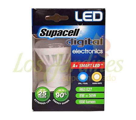 FOCO LED SUPACELL 8W REFLECTOR R63 E27 PEARL WARM