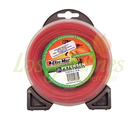 TANZA RED. 3,30MM BLISTER 10M NAR