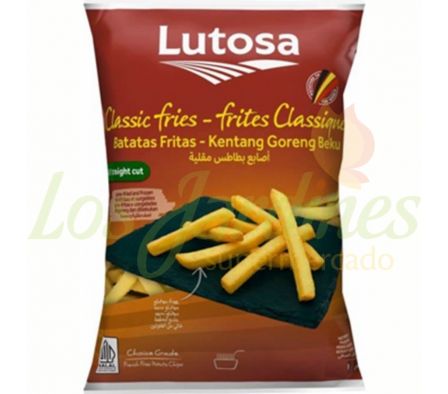 PAPA CONGELADA LUTOSA TRADICIONAL 10X10MM 2 KG