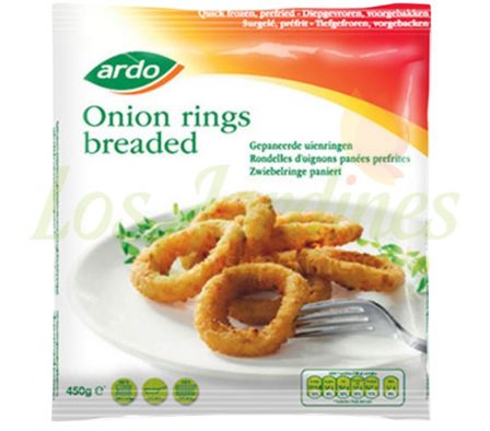 AROS DE CEBOLLA APANADA ARDO 450 GR
