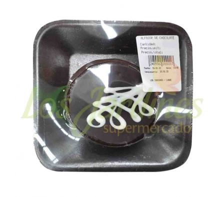 ALFAJOR DE CHOCOLATE NEGRO X UNIDAD