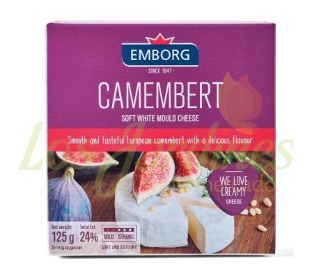 QUESO CAMEMBERT EMBORG 125G