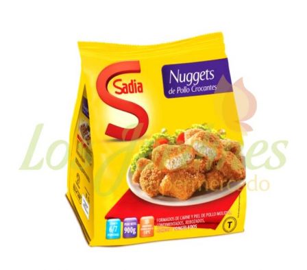 NUGGETS SADIA DE POLLO CROCANTE BOLSA 900 G