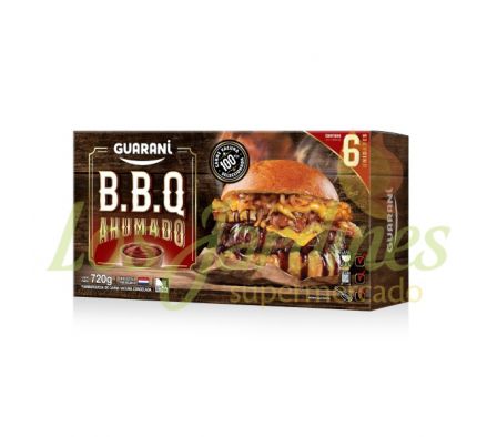 HAMBURGUESA GUARANI BBQ X 6UN
