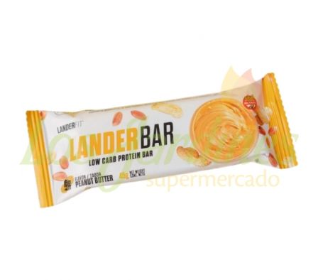 BARRITA LANDERFIT SABOR PEANUT LOW CARB 45GR