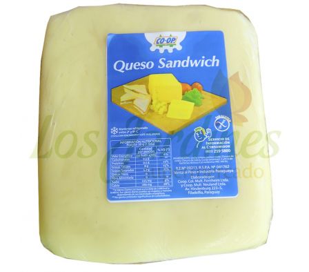 QUESO SANDWICH COOP X KG ENV. 6319.