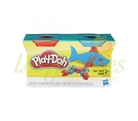 PLAY-DOH X 2 ROJO AZUL REF.002-23656:_