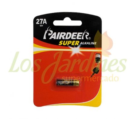 PILA SUPER ALK. CONTROL 27A  BLISTER C/1UND