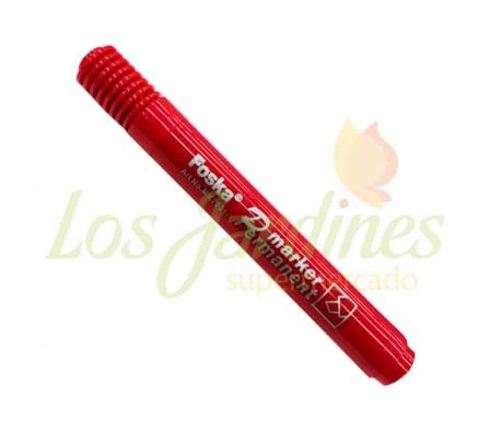 MARCADOR PERMANENTE PUNTA CUADRADA FOSKA NEGRO