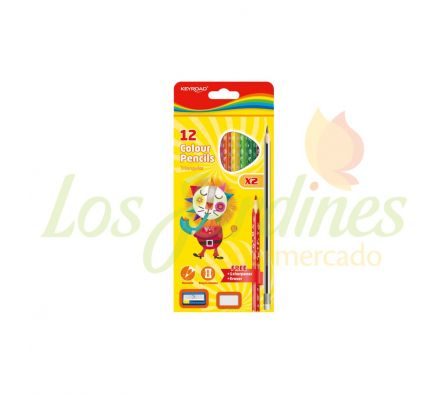 LAPICES DE COLORES KEYROAD 12UN