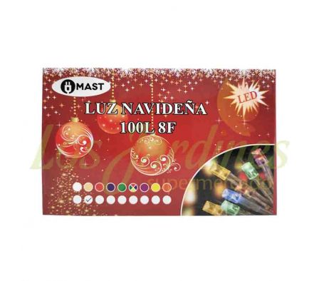 LUZ NAVIDEÑA 100 LED 5M BLANCO CALIDO