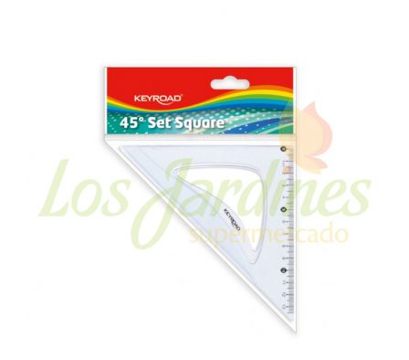 KEYROAD REGLA TRIANGULAR 45/45 GRADOS