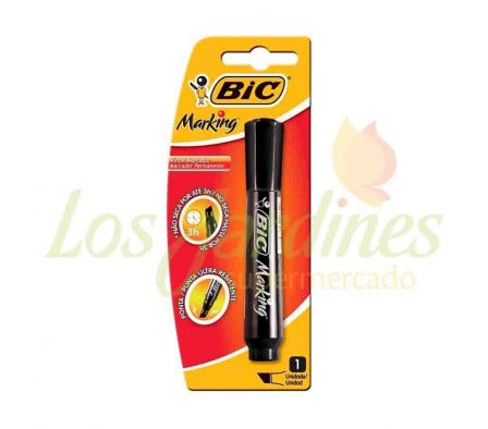 MARCADOR PERMANENTE NEGRO BLISTER X 1
