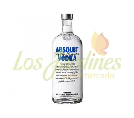 VODKA ABSOLUT BLUE 750 ML