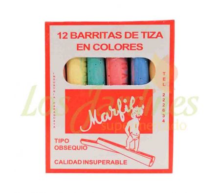 TIZA MARFIL MIXTO x 12 UNIDADES