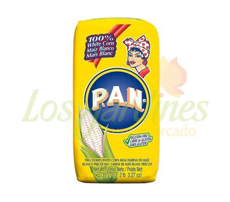 HARINA DE MAIZ BLANCO PRECOCIDO LIBRE D/GLUTEN 1KG