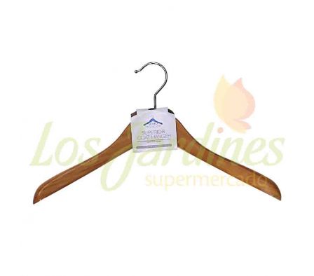 GANCHOS D/MADERA P/ROPA SOHO REF.7849-NATURAL