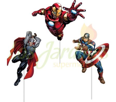 TOPPER DECORATION AVENGERS 6U