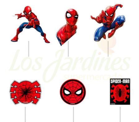 TOPPER DECORATION SPIDERMAN 6U