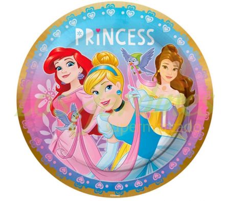 PLATO COTILLON PRINCESAS 6U