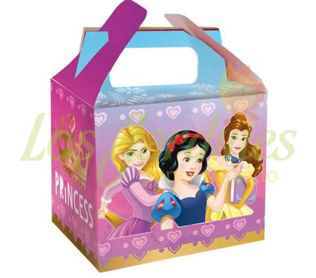 CAJA PARA DULCES PRINCESAS 6U