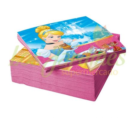 SERVILLETAS PRINCESAS 12U