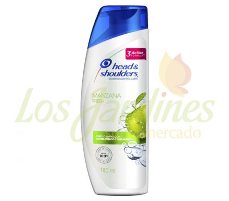 H&S SHAMPOO MANZANA FRESH 180 ML