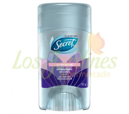 ANTITRANSPIRANTE CLEAR GEL PH BALANCED SECRET 45