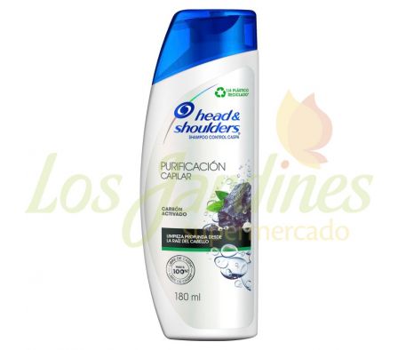 SHAMPOO HEAD&SHOULDERS PURIFICACION CAPILAR 180ML