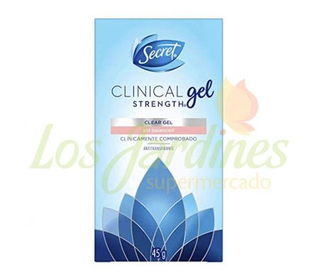DESODORANTE CLINICAL GEL CLEAR SECRET 45G