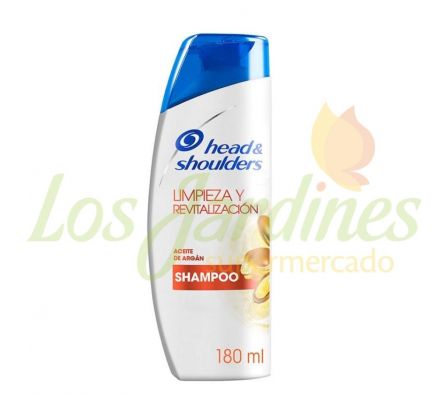 SHAMPOO HEAD&SHOULDERS LIMPIA Y REVITALIZA 180ML