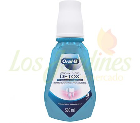 ENJUAGUE BUCAL ORAL-B DETOX 500ML