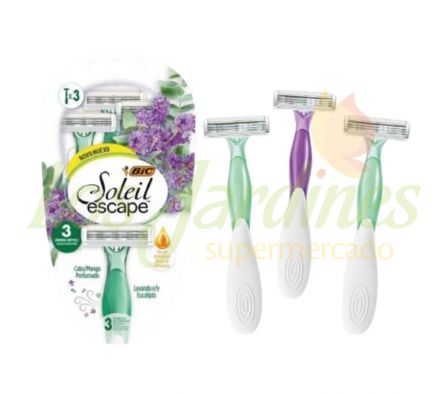 MAQUINA DE AFEITAR BIC SOLEIL X 3UN