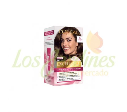 KIT COLORACION CASTAÑO EXCELLENCE N° 5