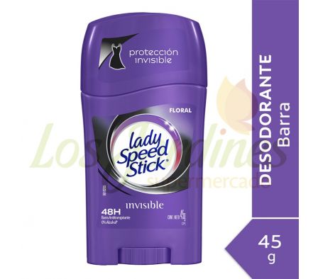 DESODORANTE BARRA INV. FLORAL LADY SPEED 45 GRS