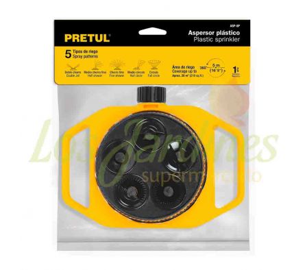 ASPERSOR PLAST. 5 POSICIONES TRUPER REF. 20067