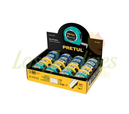 FLEXOMETRO CAJA ABS EN COLORES 3M