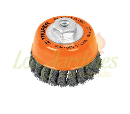 COPA TRENZADA P/ESMERILADORA 5´ ENT 5/8 REF.11541