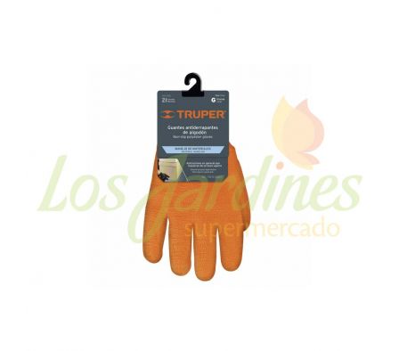 GUANTES ALGODON REVESTIDOS C/PLASTICO:_