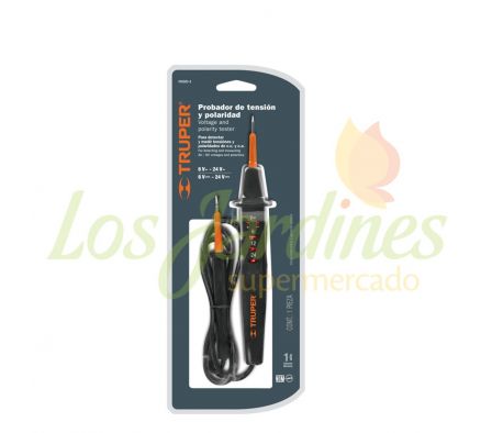 PROBADOR DE VOLTAJE Y POLARIDAD TRUPER